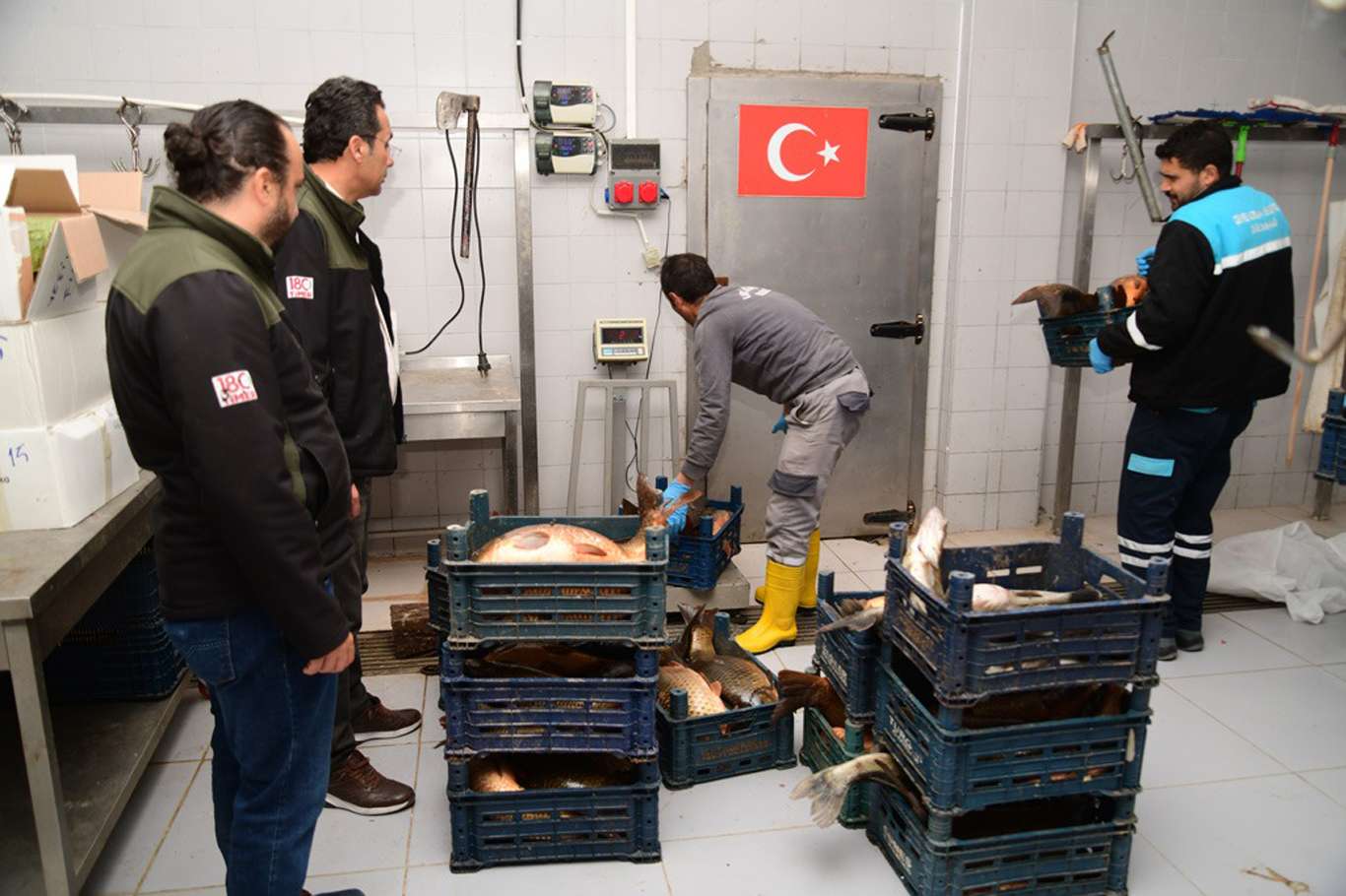 Kayseri'de 2,5 ton balığa el konuldu Kayseri'de 2,5 ton balığa el konuldu